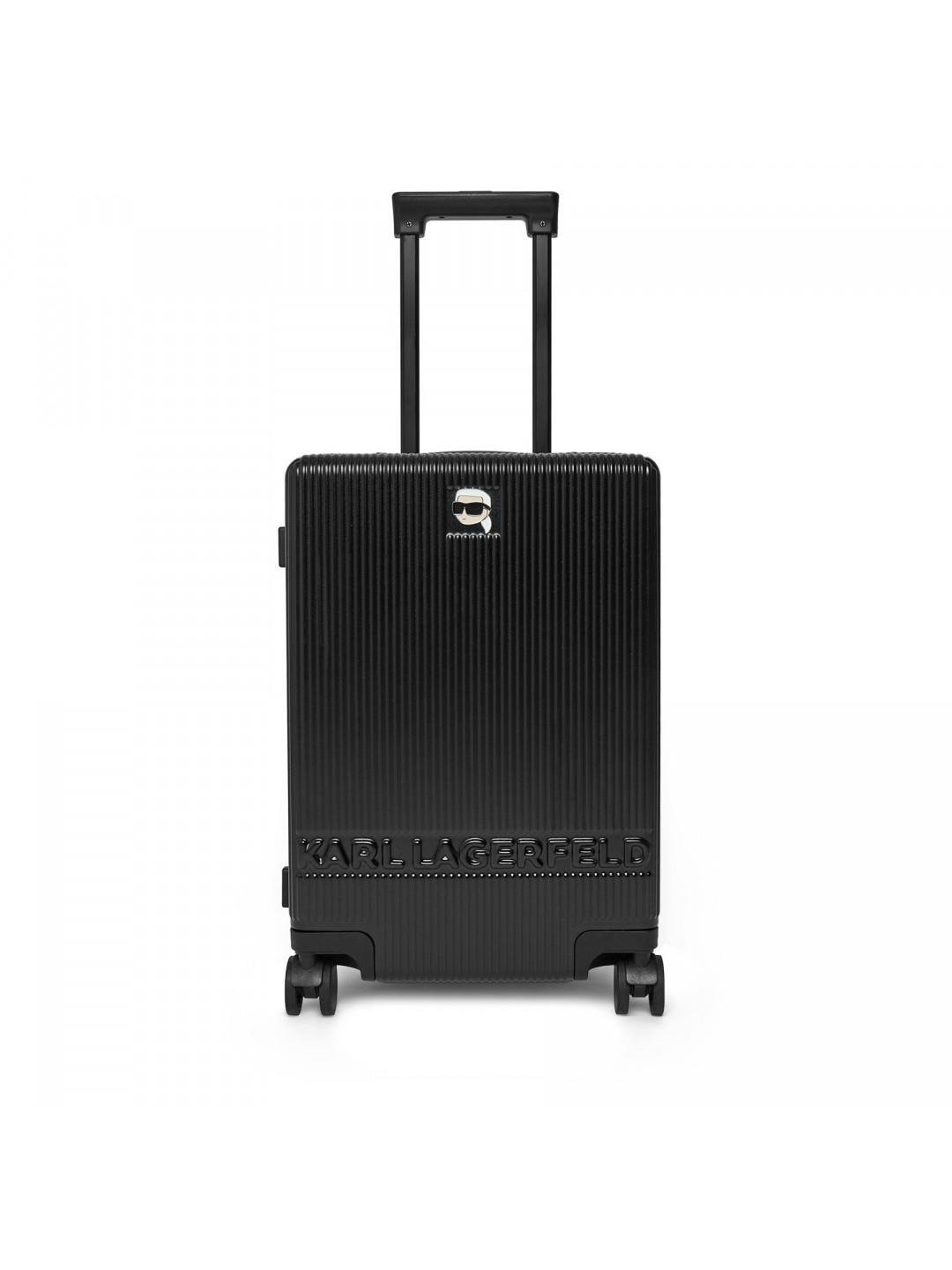 Kabinový kufr KARL LAGERFELD Ikon Karl A1M30076 Černá